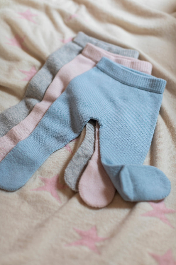 Cashmere Baby Leggings, Earl Grey