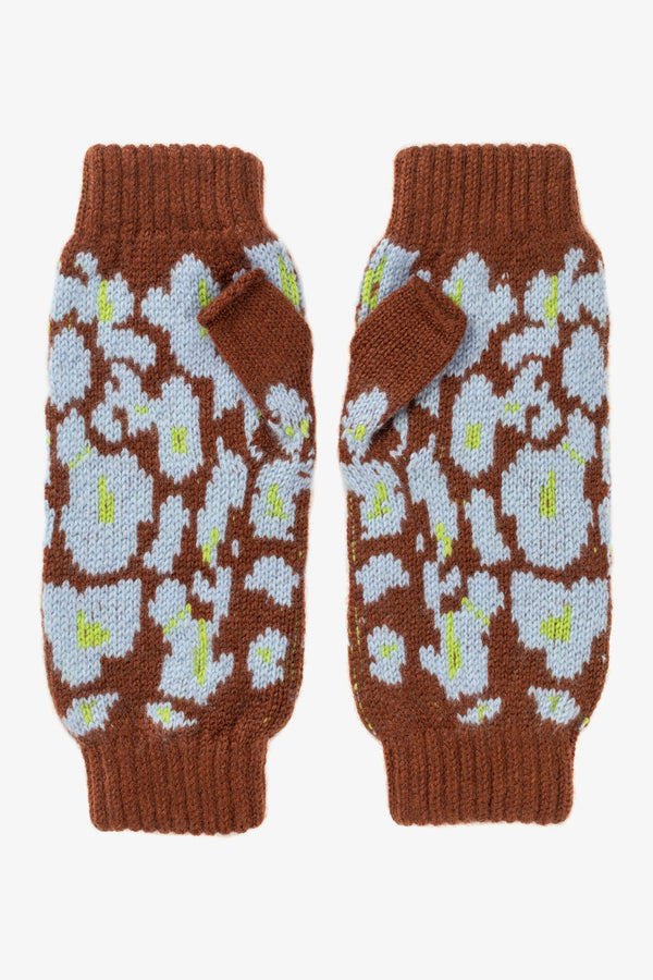 Leopard Wrist Warmers, Stag