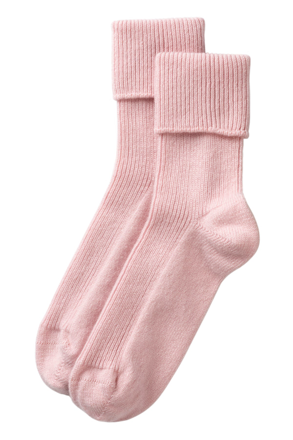 Cashmere Bed Socks, Marshmallow