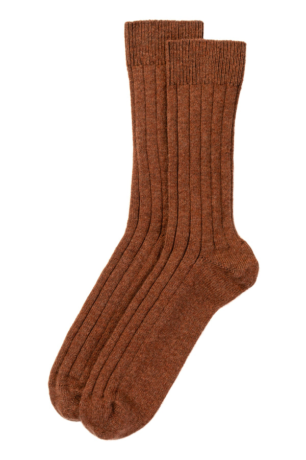 Men’s Cashmere Bed Socks, Stag