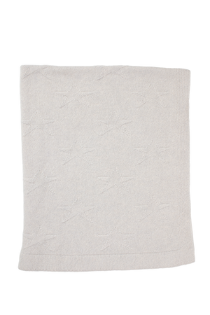 Rosie Sugden Cashmere’s Baby Blanket in Misty Grey