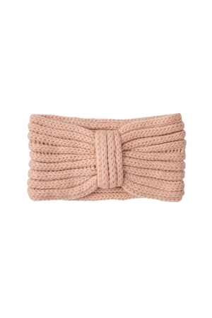 Rosie Sugden Cashmere’s Ear Warmer in Coral