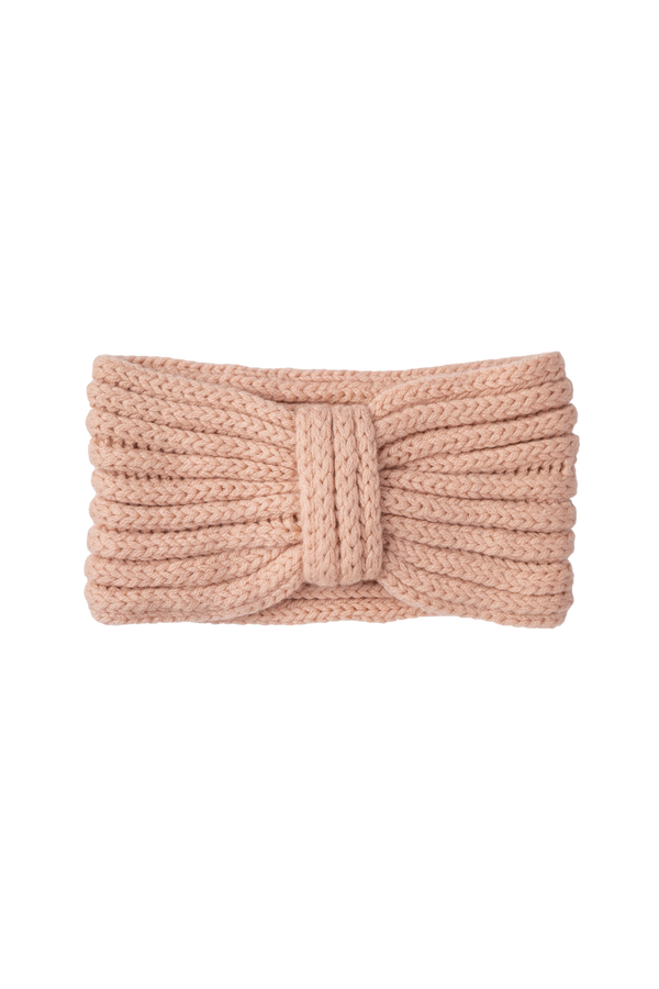 Rosie Sugden Cashmere’s Ear Warmer in Coral