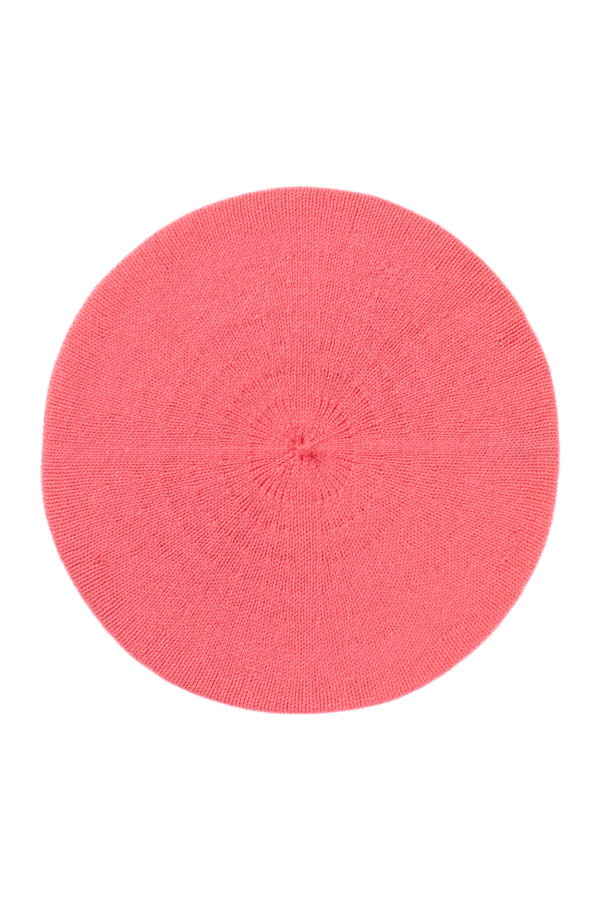 Cashmere Beret, Bright Pink