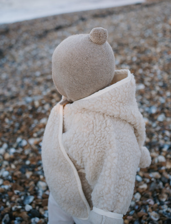 Cashmere Baby Bonnet, Stoneage