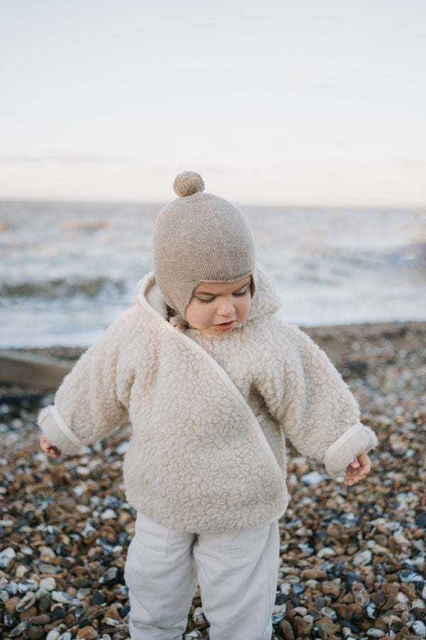 Cashmere Baby Bonnet, Stoneage