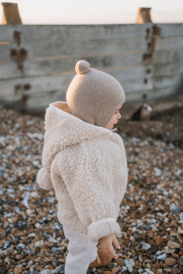 Cashmere Baby Bonnet, Stoneage