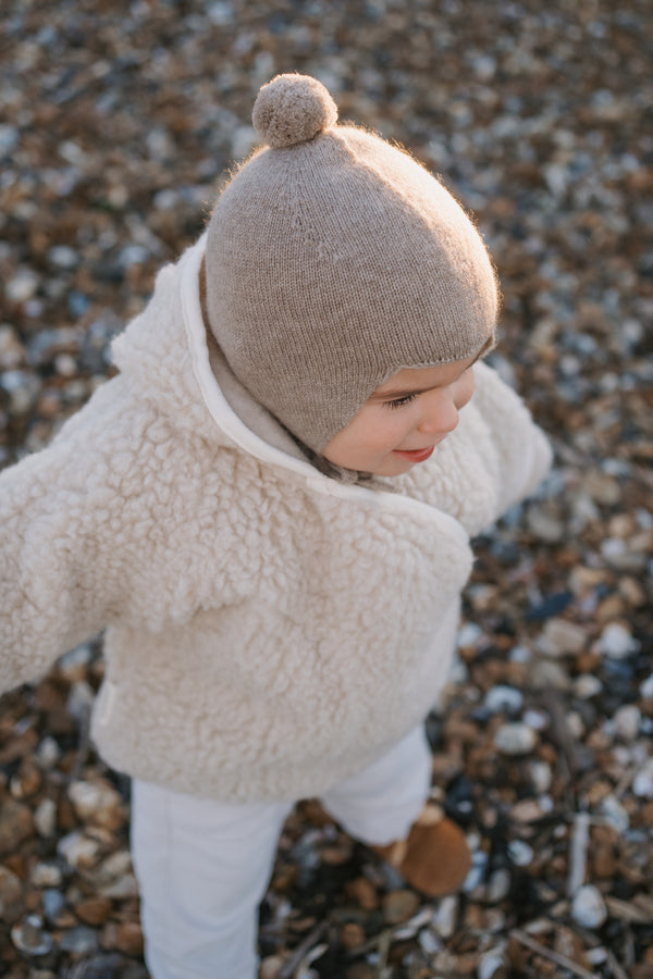 Cashmere Baby Bonnet, Stoneage