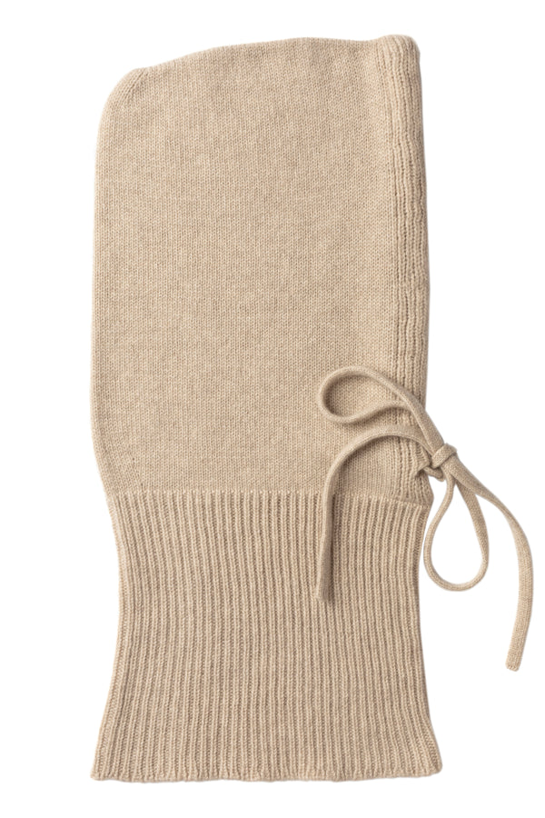 Drawstring Cashmere Hood, Linen