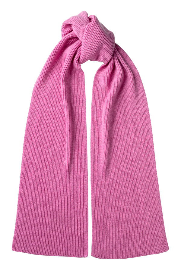 Classic Ribbed Scarf, Sweet Pea