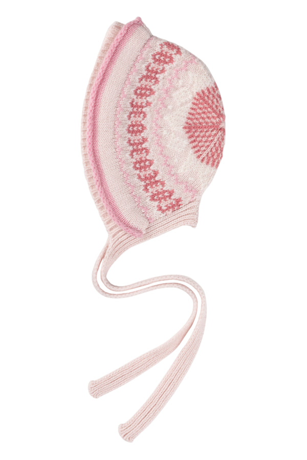 Fair Isle Inspired Bonnet, Icing