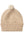 Children's Cashmere  beanie, Linen with Swan pom