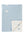 Two colour Star Cashmere Baby Blanket, Spa Blue