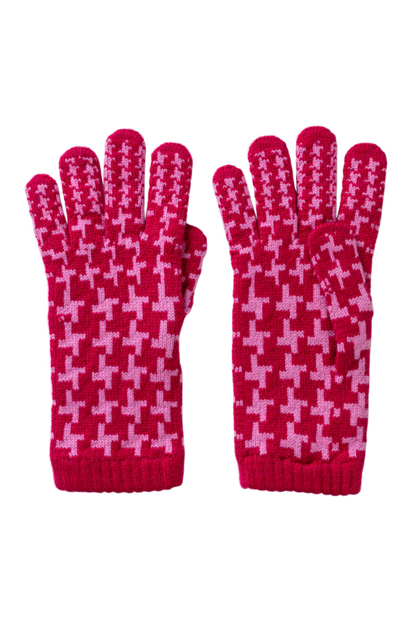 Houndstooth Gloves, Razzle Dazzle