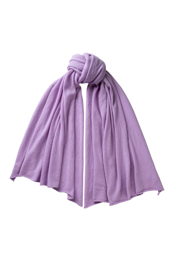 Gauzy Lightweight Wrap Scarf, Lupin