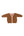 Contrast trim cashmere Baby Cardigan, Caramel + Coral trim