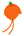 Limited Edition Halloween Cashmere Baby Bonnet, Pumpkin with Fern Pom-Pom