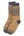 Fairisle Cashmere Bed Socks, Pecan + Dolomite