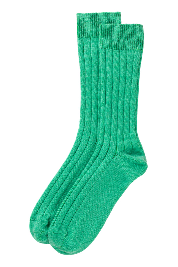 Men’s Cashmere Bed Socks, Mint