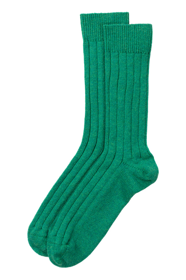 Men’s Cashmere Bed Socks, Jade