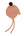Cashmere Baby Bonnet, Coral with Damson Pom-Pom
