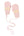 Children's Cashmere Mittens with Bows, Marshmallow