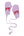 Children's Cashmere Mittens with Bows, Lupin
