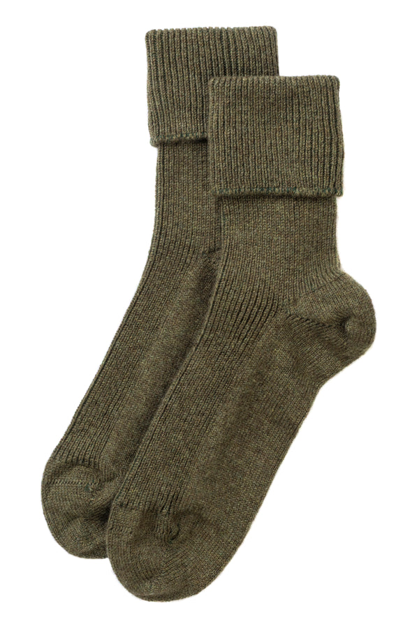 Cashmere Bed Socks, Moorland