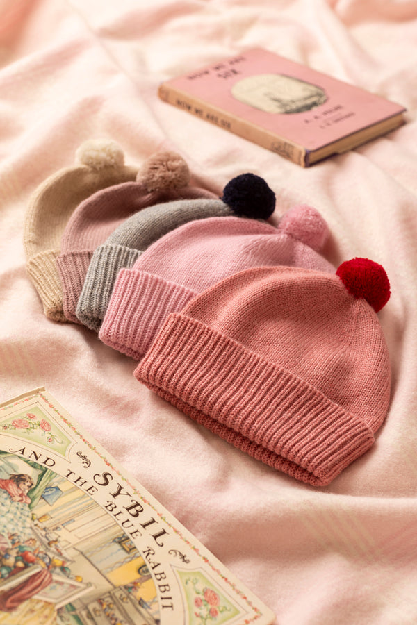 Children's Cashmere Beanie, Lily