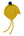 Cashmere Baby Bonnet, Gold Dust with Delphinium Pom-Pom