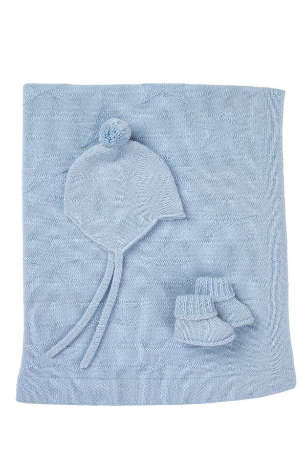 Cashmere Baby Gift Set, Spa Blue