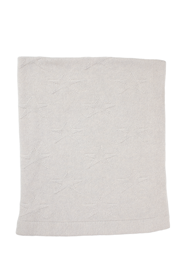 Rosie Sugden Cashmere’s Baby Blanket in Misty Grey