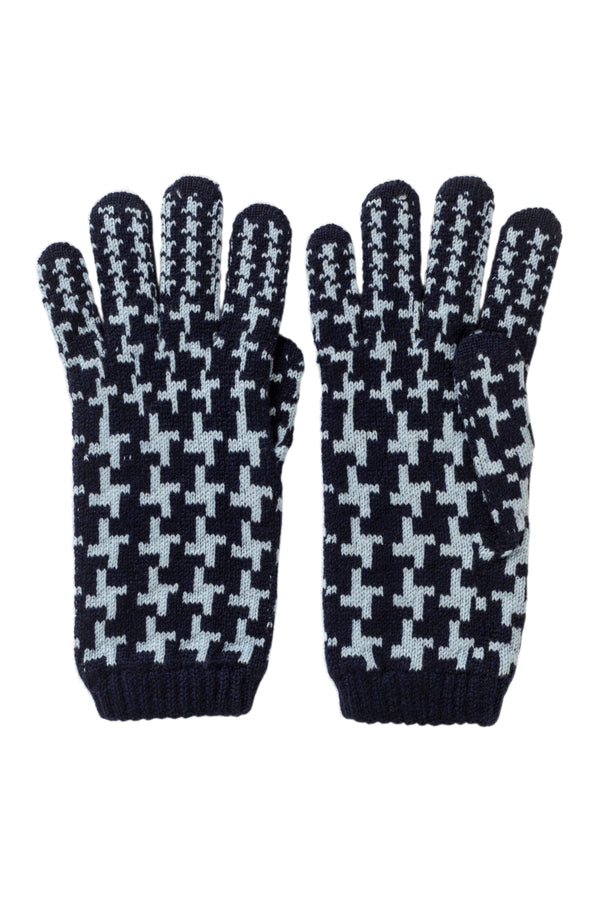 Houndstooth Gloves, Blackberry