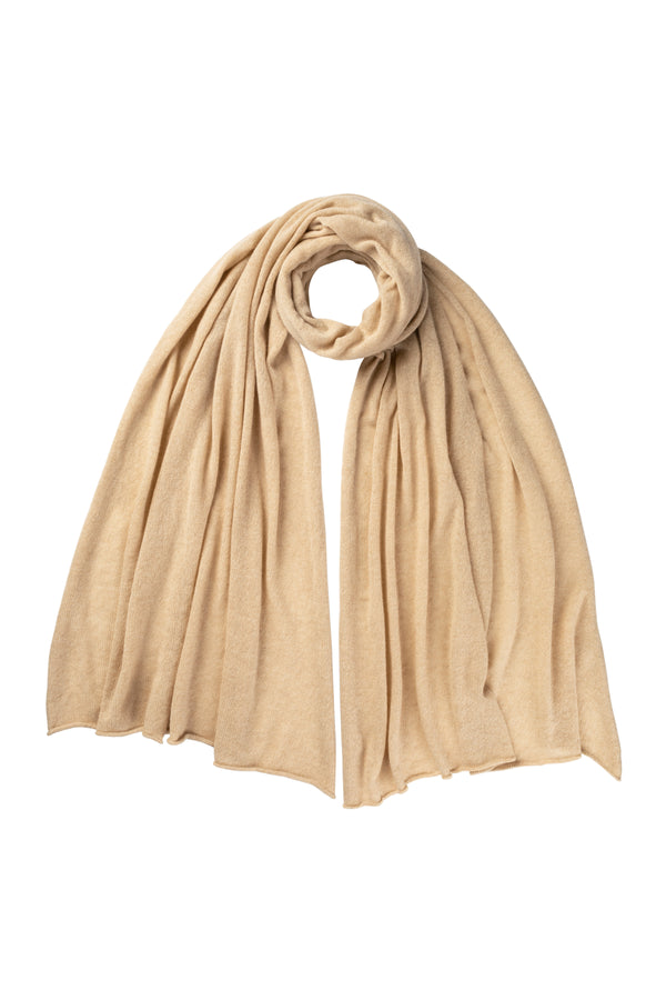 Gauzy light-weight wrap scarf, Linen