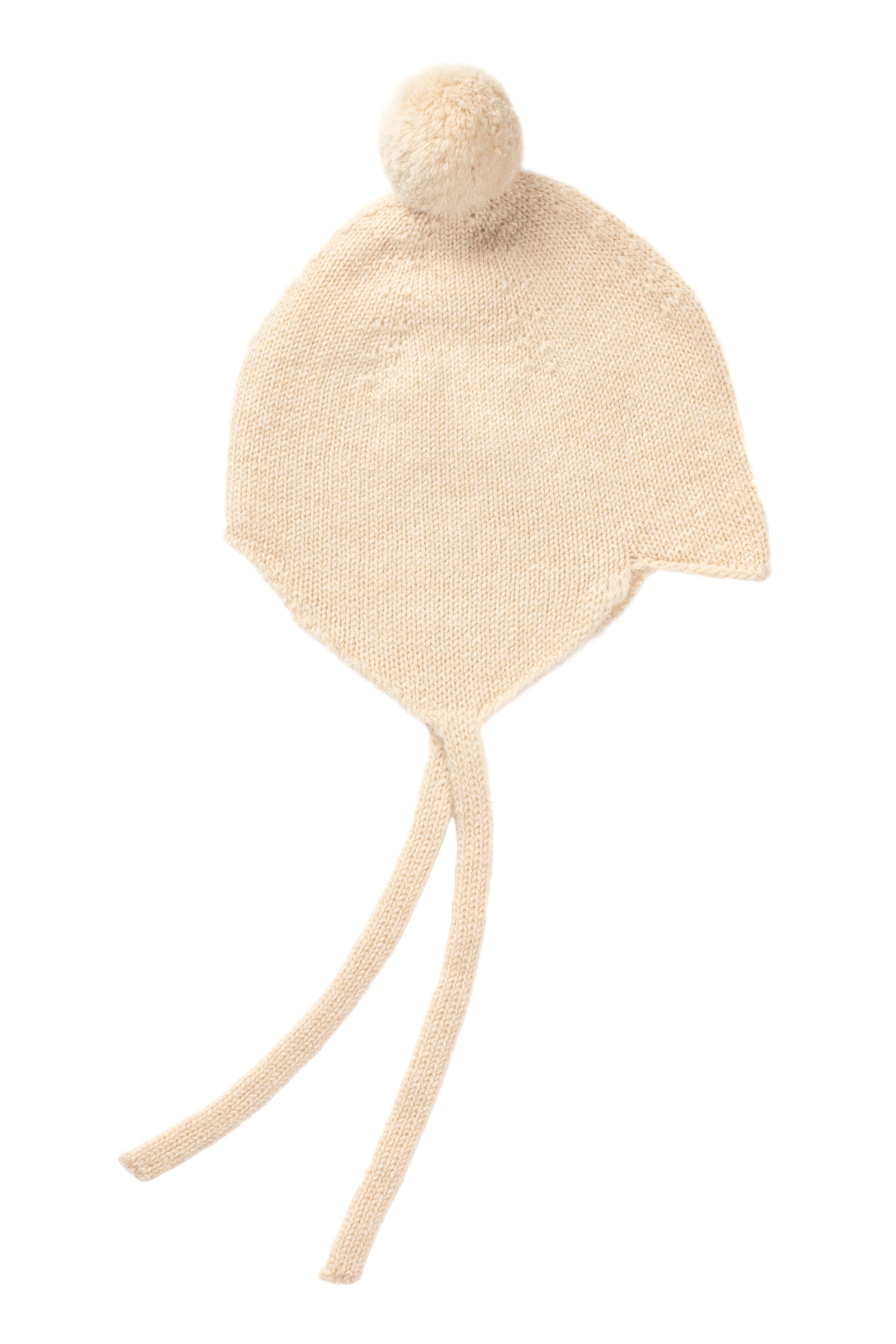 Cashmere Baby Bonnet, Ivory – Rosie Sugden
